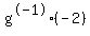 +g%5E-1%28-2%29
