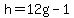 +h=+12g-+1%2C+solve+for+g