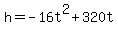 +h=-16t%5E2%2B320t+