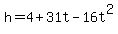 +h=4%2B31t-16t%5E2+