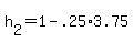 +h%5B2%5D+=+1+-+.25%2A3.75+