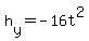 +h%5By%5D+=+-16t%5E2+