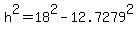 +h%5E2+=+18%5E2+-+12.7279%5E2+
