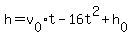 +h+=+v%5B0%5D%2At+-+16t%5E2+%2B+h%5B0%5D+