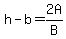 +h-b=+2A%2FB
