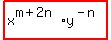 +highlight%28+x%5E%28m%2B2n%29+%2A+y%5E%28-n%29%29++