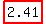 +highlight%282.41%29+