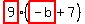 +highlight%289%29%28highlight%28-b%29%2B7%29+