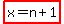 +highlight%28x+=+n%2B1%29+