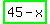 +highlight_green%2845-x%29+