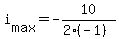 +i%5Bmax%5D+=+-10%2F%282%2A%28-1%29%29+
