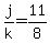 +j%2Fk+=+11%2F8+