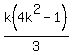 +k%284k%5E2-1%29%2F3+