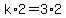 +k%2A2+=+3%2A2+