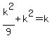 +k%5E2%2F9+%2B+k%5E2++=+k+