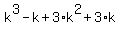 +k%5E3+-k+%2B+3%2Ak%5E2+%2B+3%2Ak++