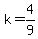 +k+=+4%2F9+