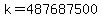 +k+=+487687500++
