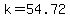 +k+=+54.72+