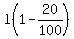 +l%281-20%2F100%29