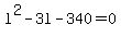 +l%5E2+-+3l+-+340+=+0+