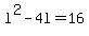 +l%5E2+-+4l+=+16+