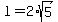 +l+=+2%2Asqrt%285%29+