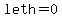 +let+h=0+