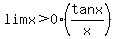 +limx%3E0%28tanx%2Fx%29