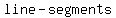 +line-segments