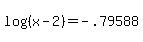 +log%28%28+x-2+%29%29+=+-.79588+