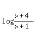 +log%28%28x%2B4%29%2F%28x%2B1%29%29+
