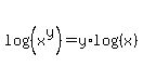 +log%28%28x%5Ey%29%29+=+y%2Alog%28%28x%29%29+