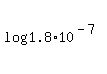 +log%28+1.8%2A10%5E%28-7%29+%29+
