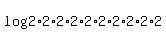 +log%28+2%2A2%2A2%2A2%2A2%2A2%2A2%2A2%2A2%2A2+%29+
