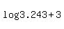 +log%28+3.243+%29+%2B+3+