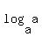 +log%28+a%2C+a+%29+