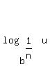 +log%28+b%5E%281%2Fn%29+%2C+u+%29+