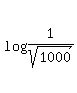 +log%281%2Fsqrt%281000%29%29+