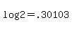 +log%282%29+=+.30103+
