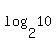 +log%282%2C10%29+
