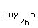 +log%2826%2C5%29