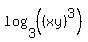 +log%283%2C%28%28xy%29%5E3%29%29+