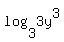 +log%283%2C3y%5E3%29