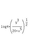 +log%284%28y%5E3%2F20x%5E5%29%5E%281%2F2%29%29+