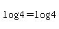 +log%284%29+=+log%284%29+