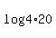 +log%284%29+20+