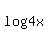 +log%284x%29
