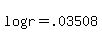 +log%28r%29+=+.03508+