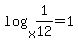 +log%28x%2C1%2F12%29+=+1+